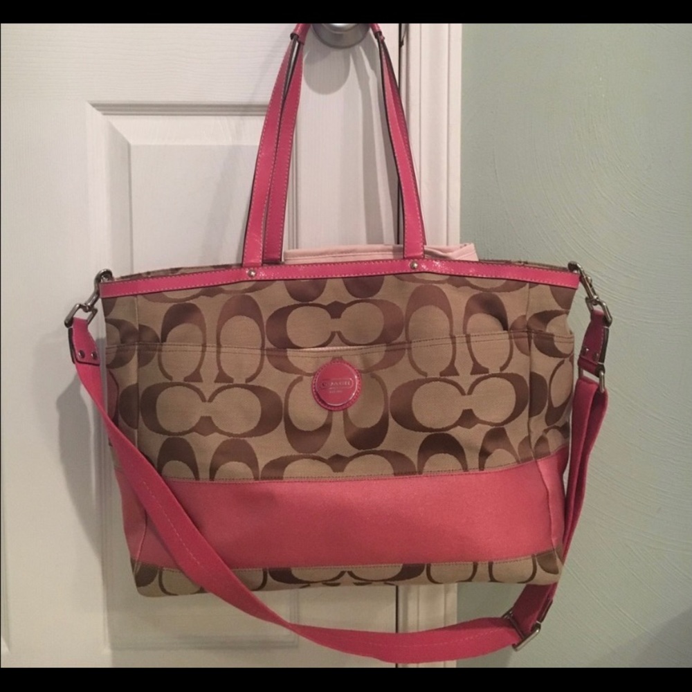 Coach Signature Multi-Function Diaper/Tote
